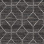 Tapet Sublime Geometrisk Texture Svart 121145