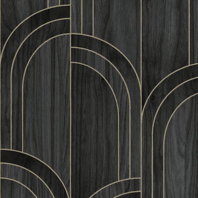Tapet Sublime Modella Trä Svart 121153