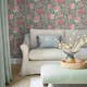 Tapet Laura Ashley Wild Roses Fern Grön 122754