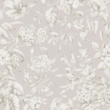 Tapet Laura Ashley Heledd Blooms Dove Grå 122762