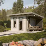 Trädgårdshus Palmako Grace 8,7+4,1 m2