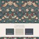 Tapet William Morris At Home Strawberry Thief 124231