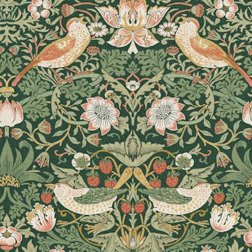 Tapet William Morris At Home Strawberry Thief 124234