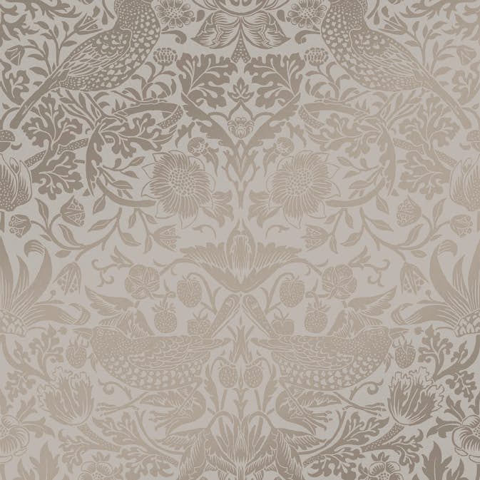 Tapet William Morris At Home Strawberry Thief Fibrous 124238