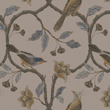 Tapet Superfresco Easy Lilla Birdies