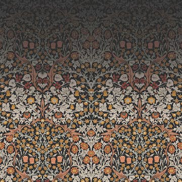 Fototapet William Morris At Home Blackthorn Charcoal