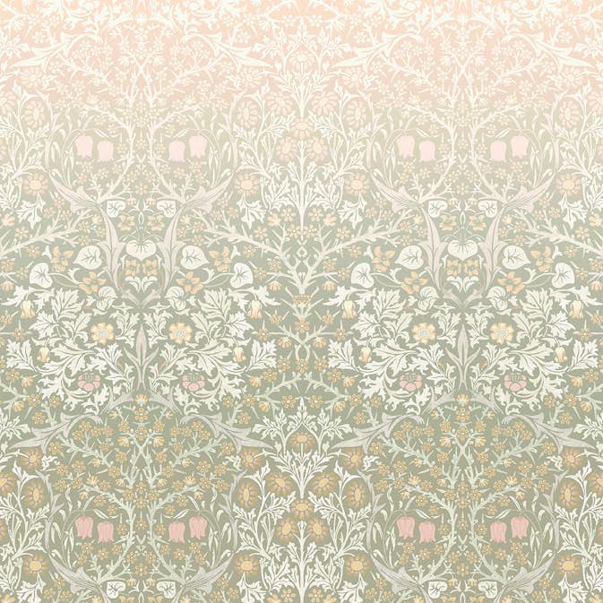 Fototapet William Morris At Home Blackthorn Sage & Pink