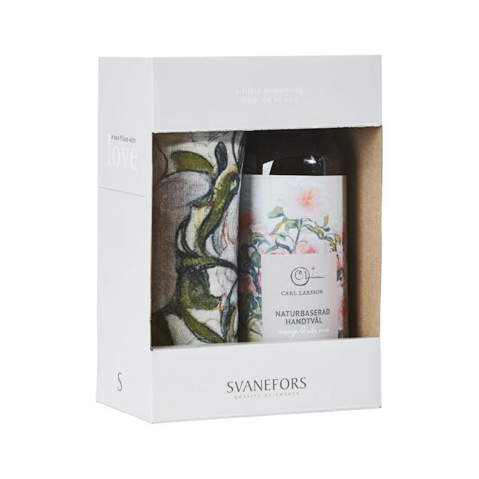 Presentförpackning Svanefors A Box with Love Carl Larsson Blomster Tvål