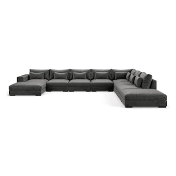 U-modulsoffa Bloomington Dubai Large med Divan Sammet
