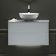 Underbelysning Hafa Store 430 Matt Aluminium Badrumslampa