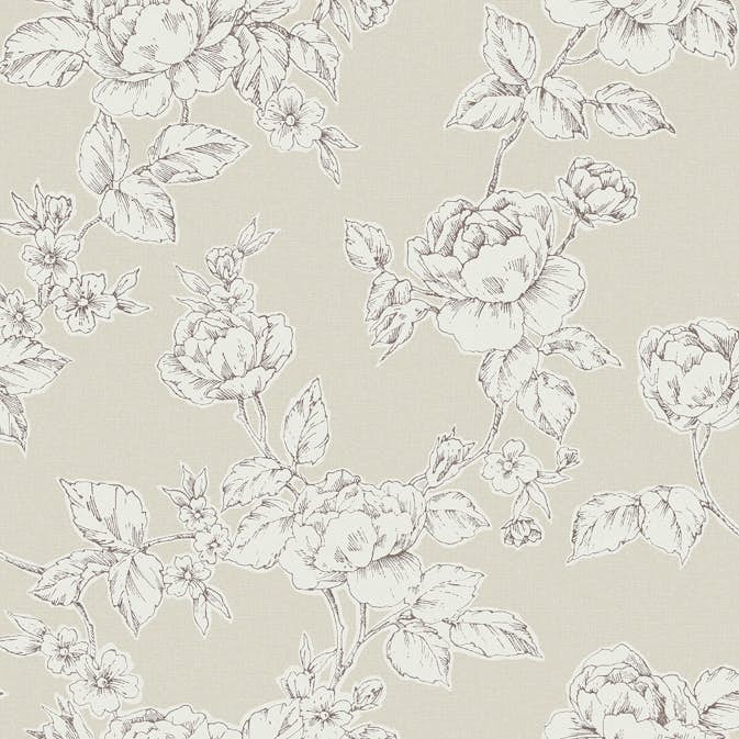 Tapet Laura Ashley Pollington Roses Naturell
