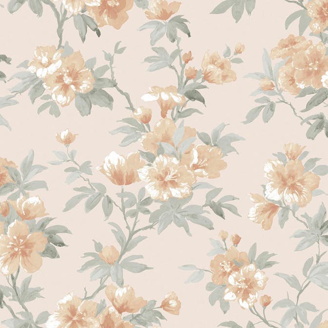 Tapet Laura Ashley Rosamund Orange