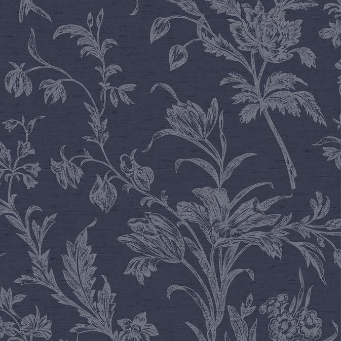 Tapet Laura Ashley Lloyd Blå