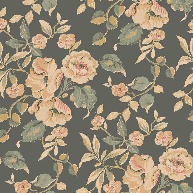 Tapet Laura Ashley Alyworth Trail Grön