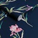 Tapet Laura Ashley Hawling Irises Blå