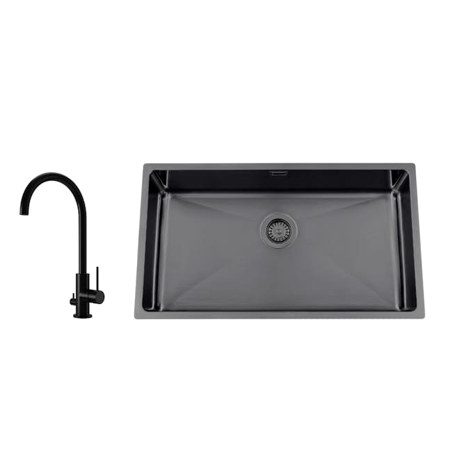 Disklåda Nordic Tech Titan 730 X med Köksblandare Steel Equip D