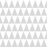Tapet ESTAhome Grafiska Geometriska Trianglar Ljusgrå/Matt Vit