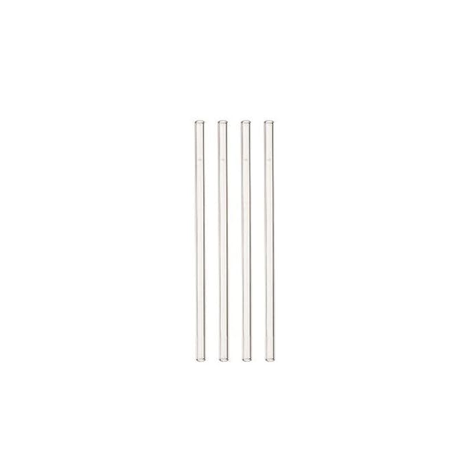 Sugrör Leonardo Glas 4-pack med Borste