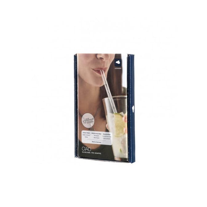 Sugrör Leonardo CIAO Glas 12-pack