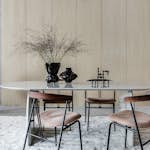 Designpanel Wood on wall Ek Vitlackad