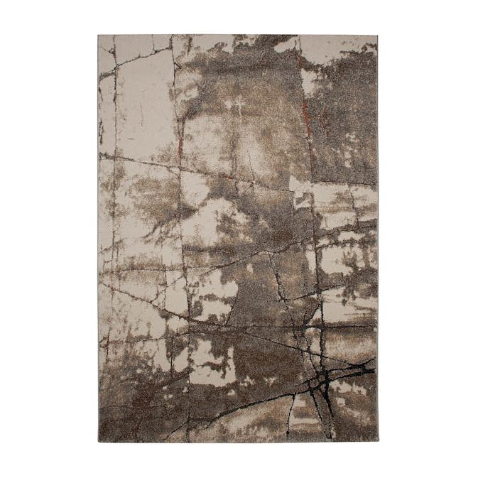 Friezematta KM Carpets Ibiza Tegel Rost