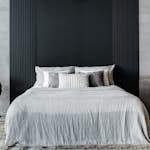 Designpanel Wood on wall Ek Grålackad