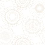 Tapet ESTAhome Blommor Silver/Vit