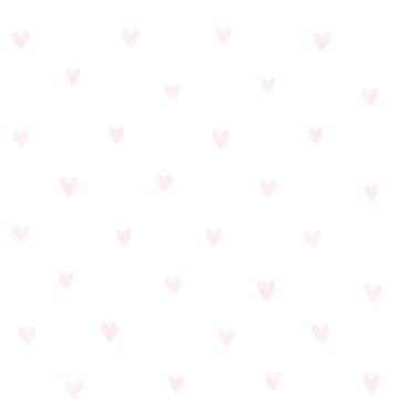 Tapet ESTAhome Små Hjärtan Ljusrosa/Vit