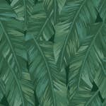 Tapet ESTAhome Bananblad Smaragdgrön