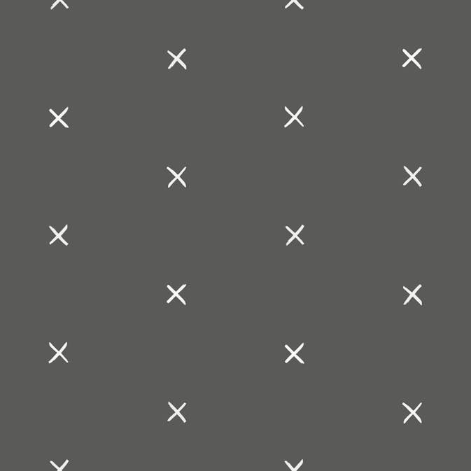 Tapet ESTAhome Grafiskt Motiv Grå/Svart