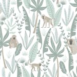 Tapet ESTAhome Apor Mintgrön