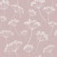 Tapet ESTAhome Blomflock Antikrosa/Vit