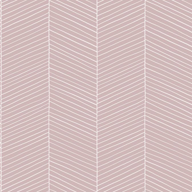 Tapet ESTAhome Fiskbensmönster Antikrosa