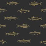 Tapet ESTAhome Tecknad Fisk EW139124