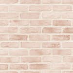Tapet ESTAhome Tegelvägg Persikofärgat