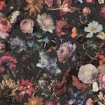 Tapet ESTAhome Blommor Mörkgrå