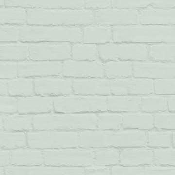 Tapet ESTAhome Tegelvägg Mintgrön