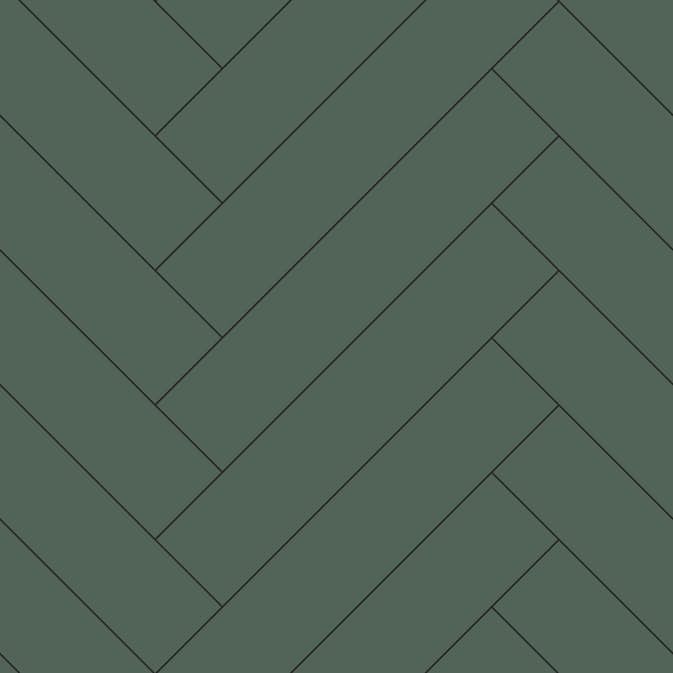 Tapet ESTAhome Fiskbensmönster Mörkgrön