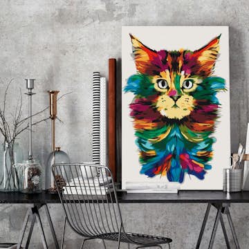 Gör-det-själv Målningar Arkiio Colourful Mane