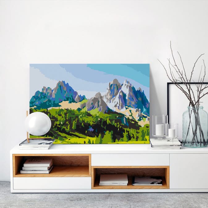 Gör-det-själv Målningar Arkiio Dolomite Peaks