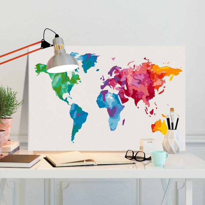 Gör-det-själv Målningar Arkiio Colours of the World