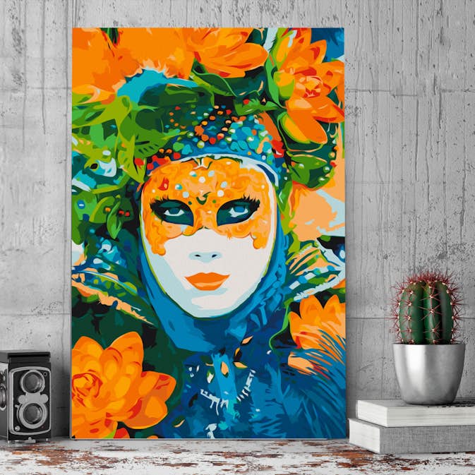 Gör-det-själv Målningar Arkiio Venetian Mask