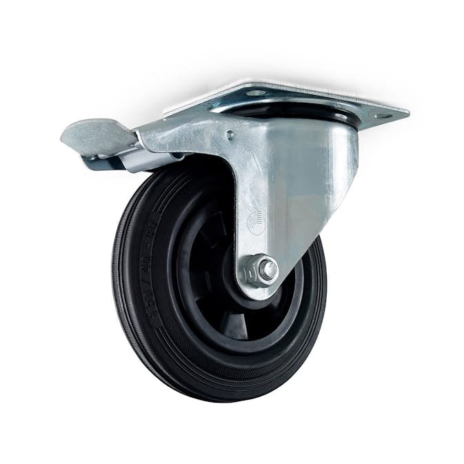 Containerhjul Habo 5816 med Broms 160 mm