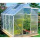 Växthus Metalcraft Rektangulär Aluminiumram med UV-Skyddad Kanalplast, 5,6 m²