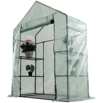 Växthus Metalcraft 1,04 kvm Grön Rektangulärt