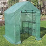 Växthus Metalcraft 2,04 kvm Grön Kvadrat