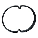 Påbyggnadsring Schneider Electric Multifix 1,5-modul 6 mm Svart