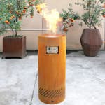 Eldstad Lyfco Cortenstål Gasoldriven Fredrika