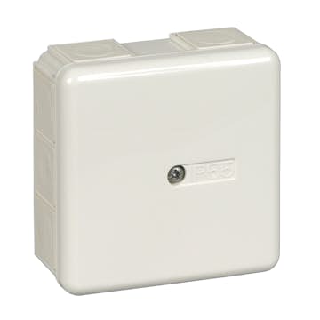 Kopplingsdosa Schneider Electric Mureva Utanpåliggande U56 med skruvfastsatt lock IP55 utan anslutningsplint