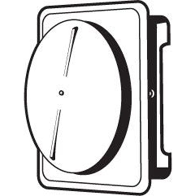 Tallriksventil Leif Arvidsson Rektangulär Ram